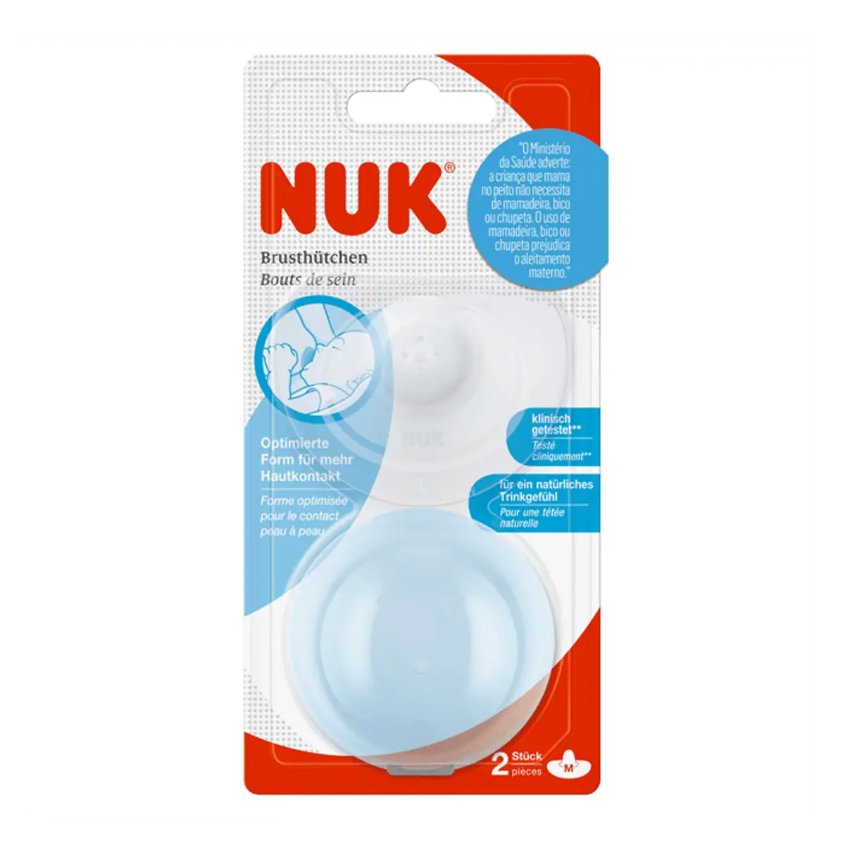 Protetor De Mamilo 20mm De Silicone - NUK