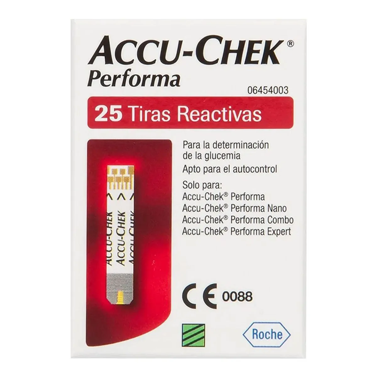 Tiras Accu-Chek Performa Roche C/ 25 Unidades