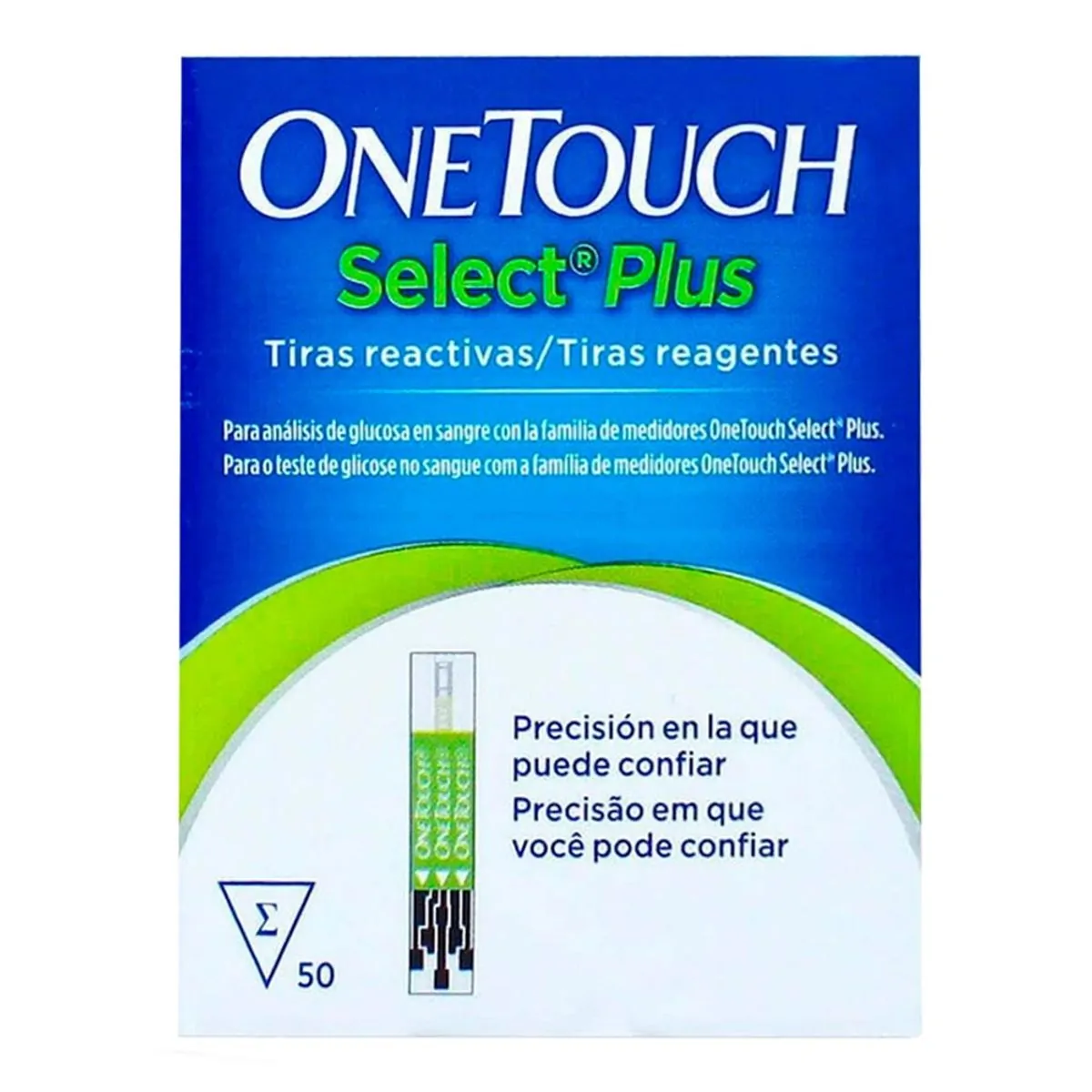 Tiras Reagentes One Touch Select Plus Flex - 50 tiras