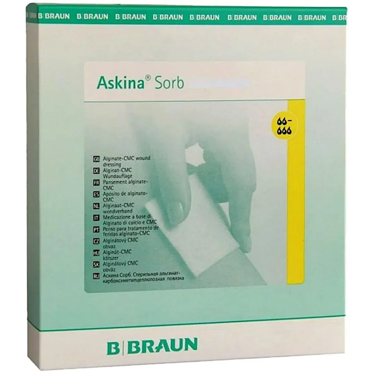 Askina Sorb Alginat Calci 10X10 B.Braun
