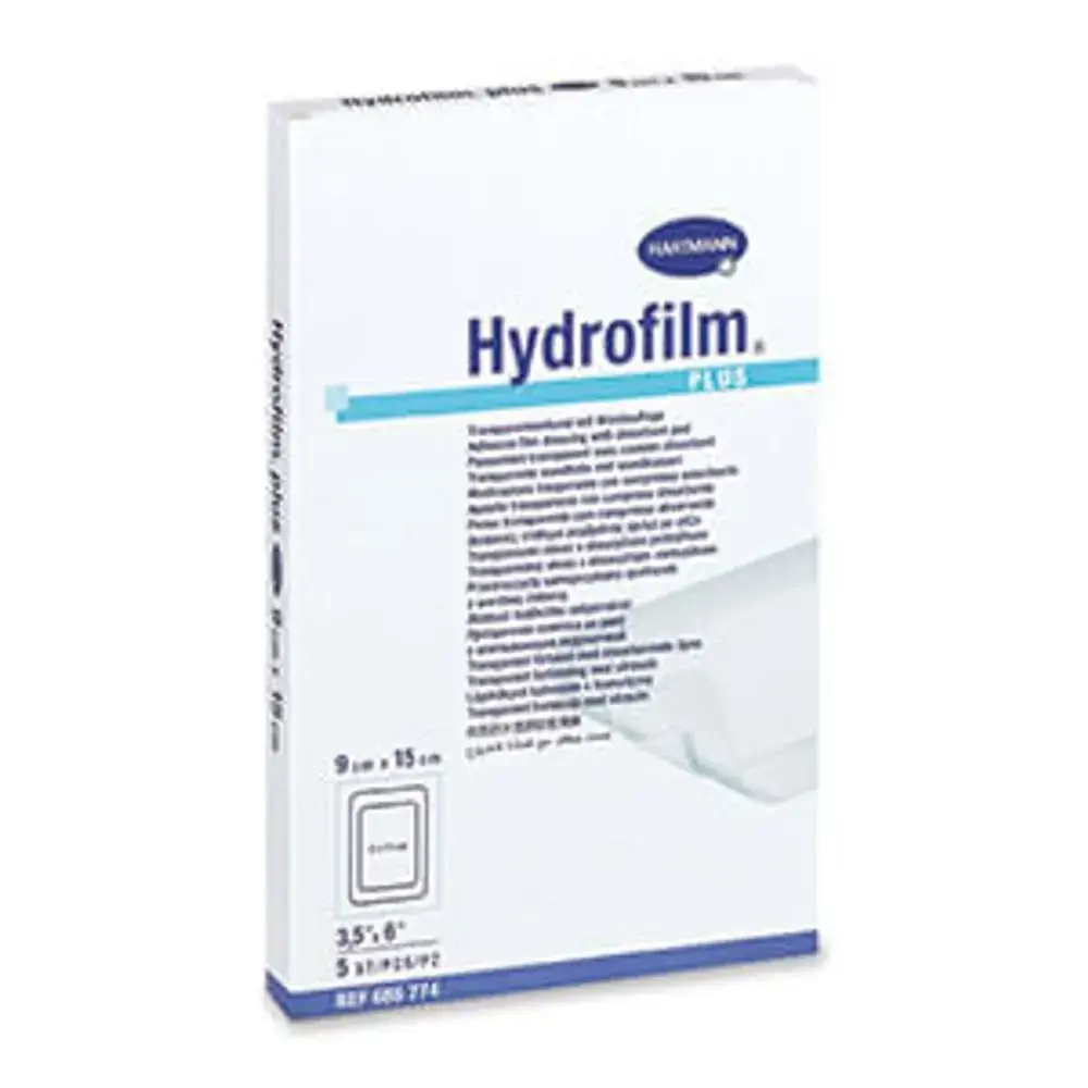 Curativo Filme Transparente com Compressa Absorvente Hydrofilm Plus - Hartmann - 9 x 15cm - 685774