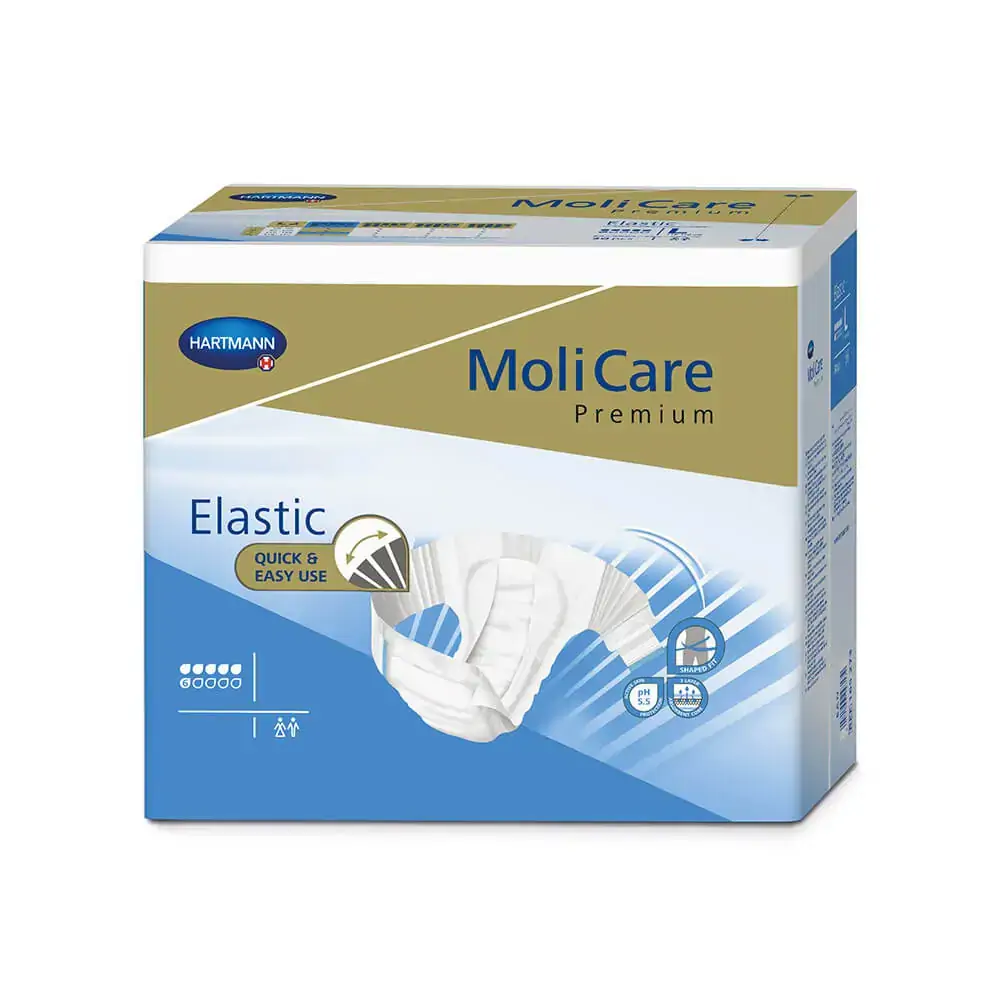 Fralda Adulto MoliCare Elastic Premium 6D Extra Plus - Hartmann P (30 unidades)