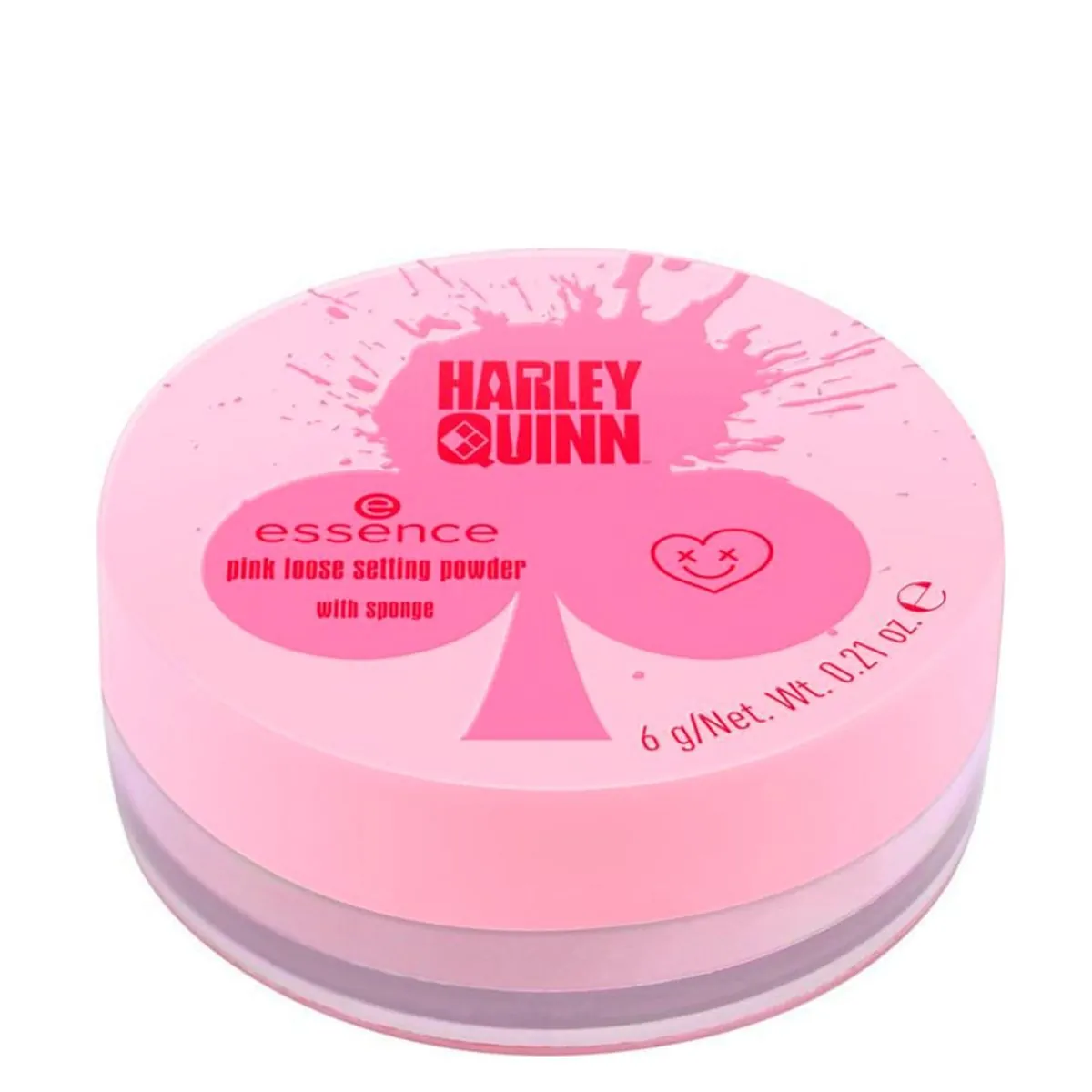 Essence Harley Quinn Pó Facial Solto Rosa 01 Harley Vibes
