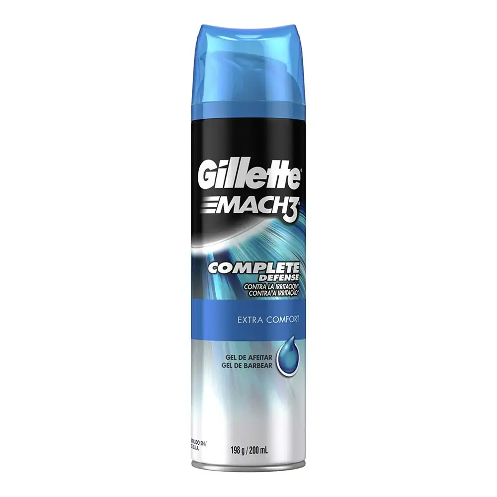 Gel De Barbear Gillette Mach 3 Complete Defense 200ml