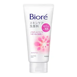 Sabonete de Limpeza Facial Bioré Wash Scrub 130g