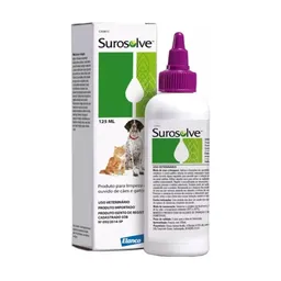 Surosolve Solução Auricular Cães e Gatos 125ml