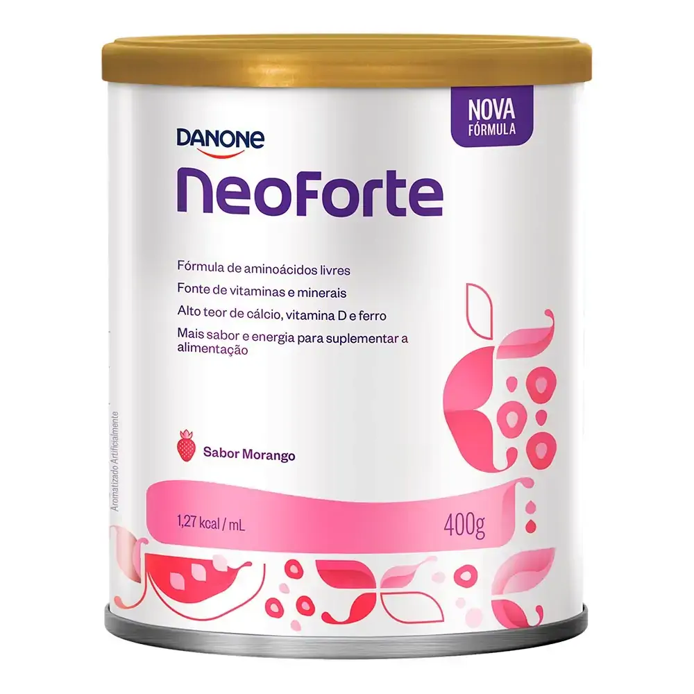 Alimento Para Nutrição Morango Neoforte 400g