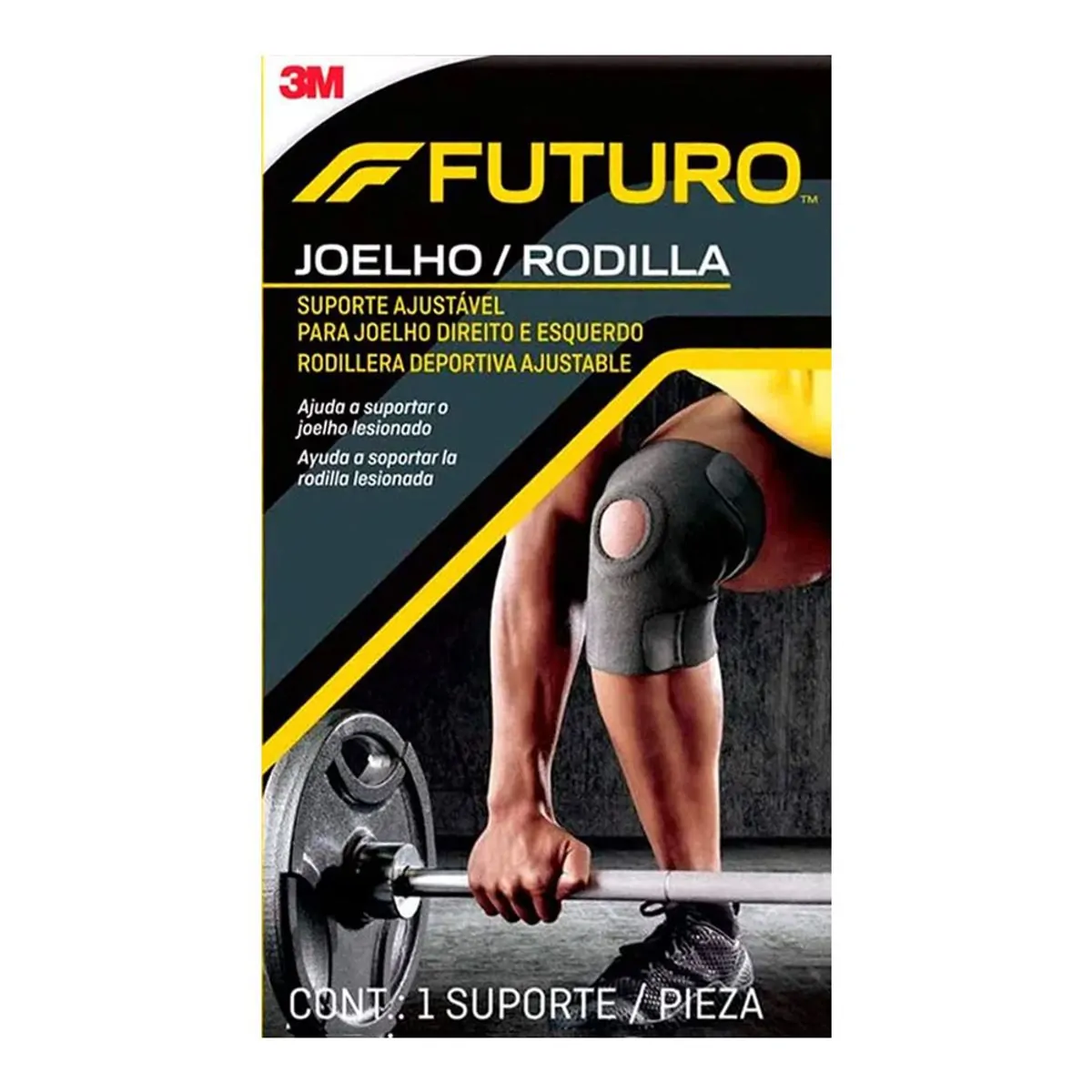 Joelheira Confortável 3M Futuro Bilateral Tamanho Ajustável 1 Unidade