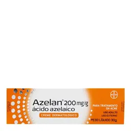 Azelan Creme Dermatológico 200mg/g LEO Pharma 1 Bisnaga com 30g