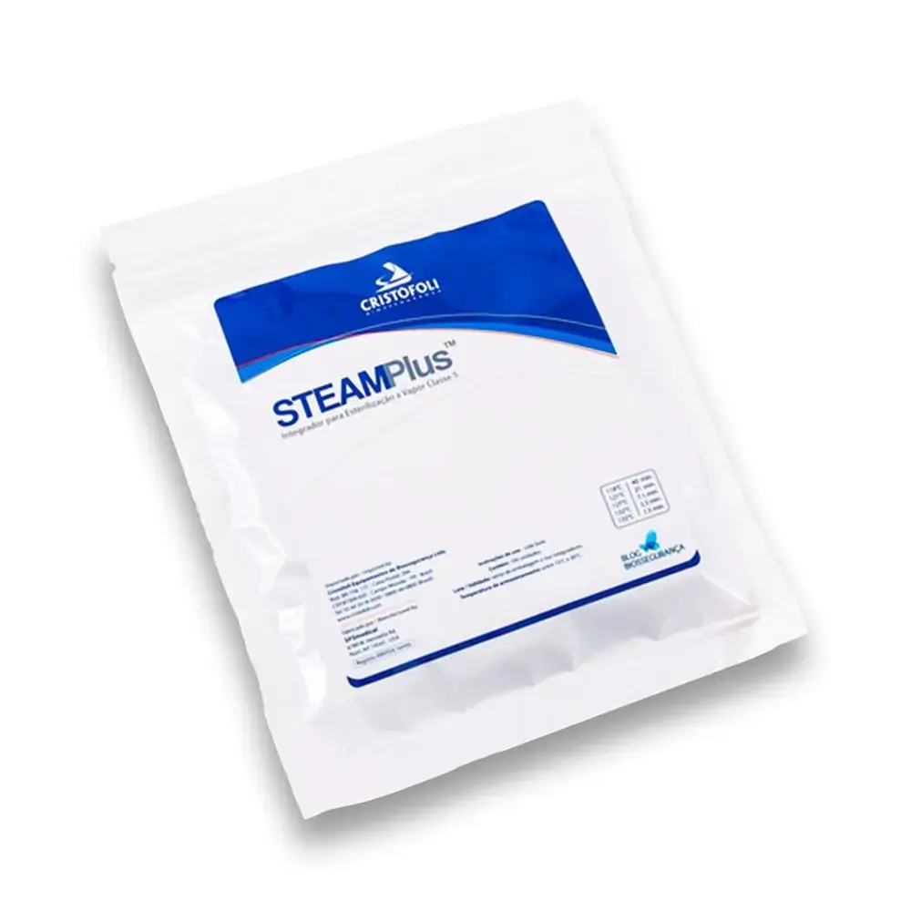Indicador Integrador Químico Classe 5 Steamplus com 100 - Cristófoli