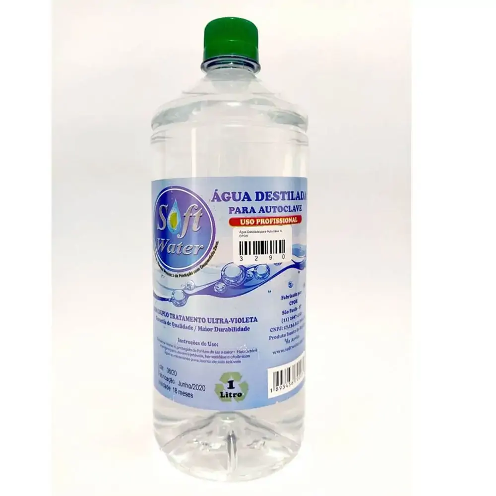 Agua Destilada P/Autoclave 1l Cpoh