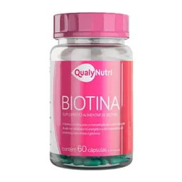 Biotina Qualy Nutri c/60 Cápsulas