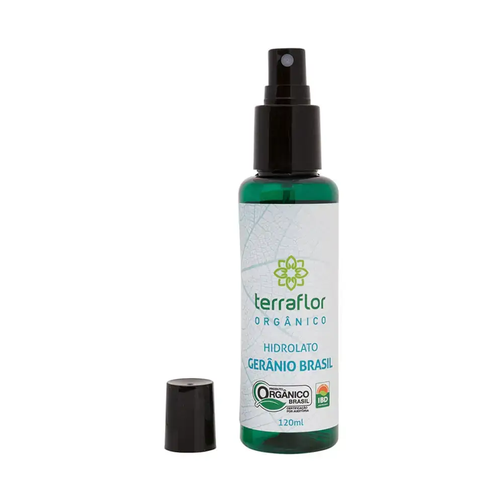 Hidrolato de Gerânio Orgânico 120ml - Terra Flor