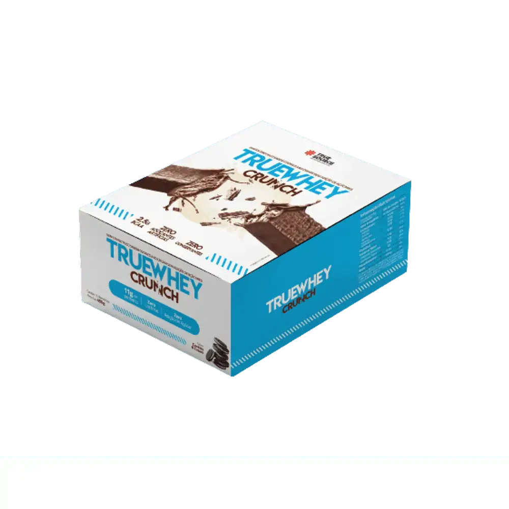 True Whey Crunch - Cookies and Cream - Caixa com 12 Unidades