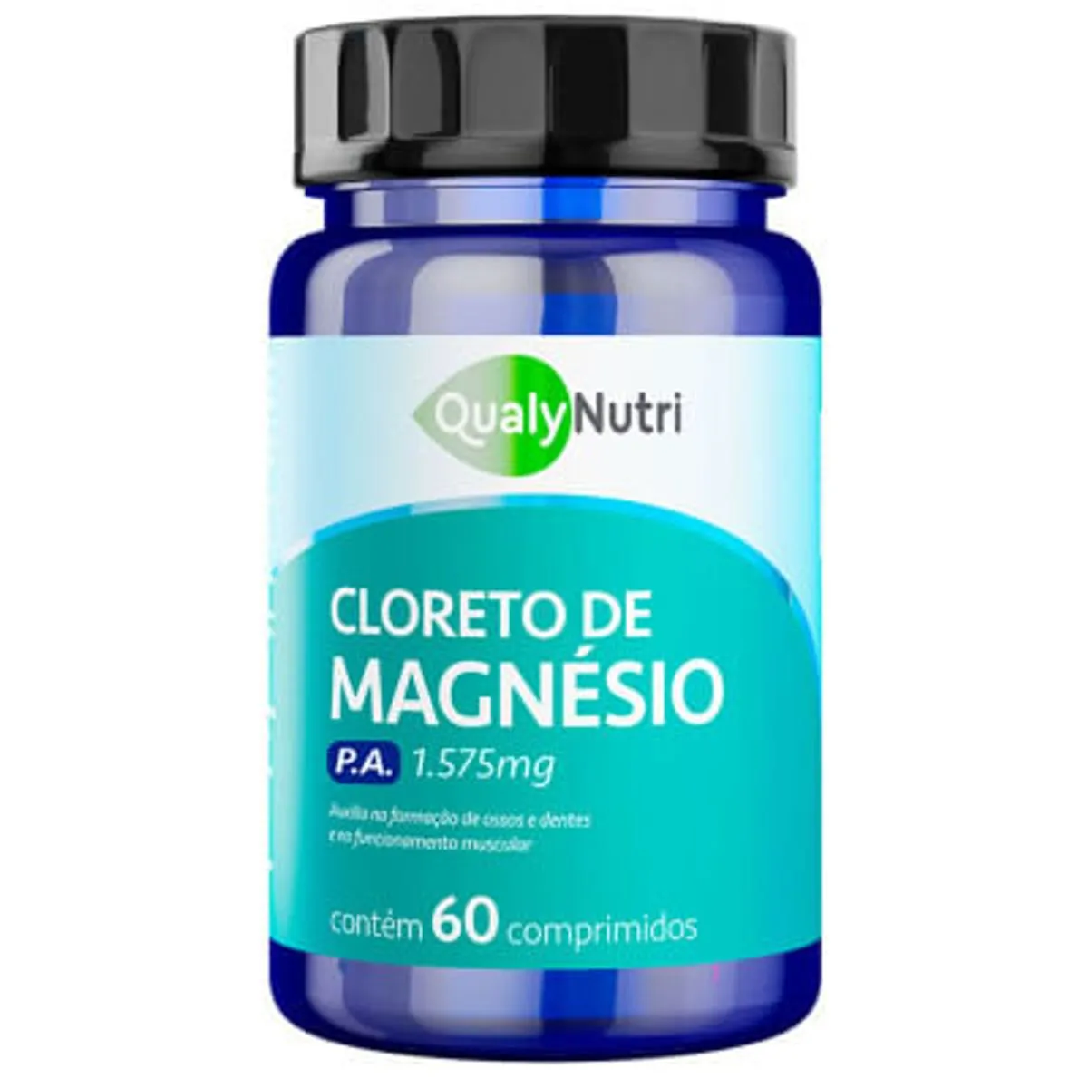 Cloreto de Magnésio P.A. Qualy Nutri 1575mg c/60 Comprimidos