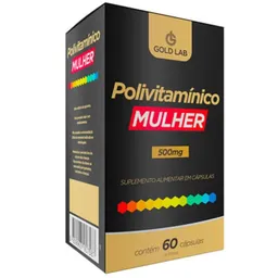 Polivitamínico Mulher Gold Lab 60 Cápsulas