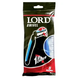 Aparelho Descartável Para Barbear Lord Swivel 5 Unidades