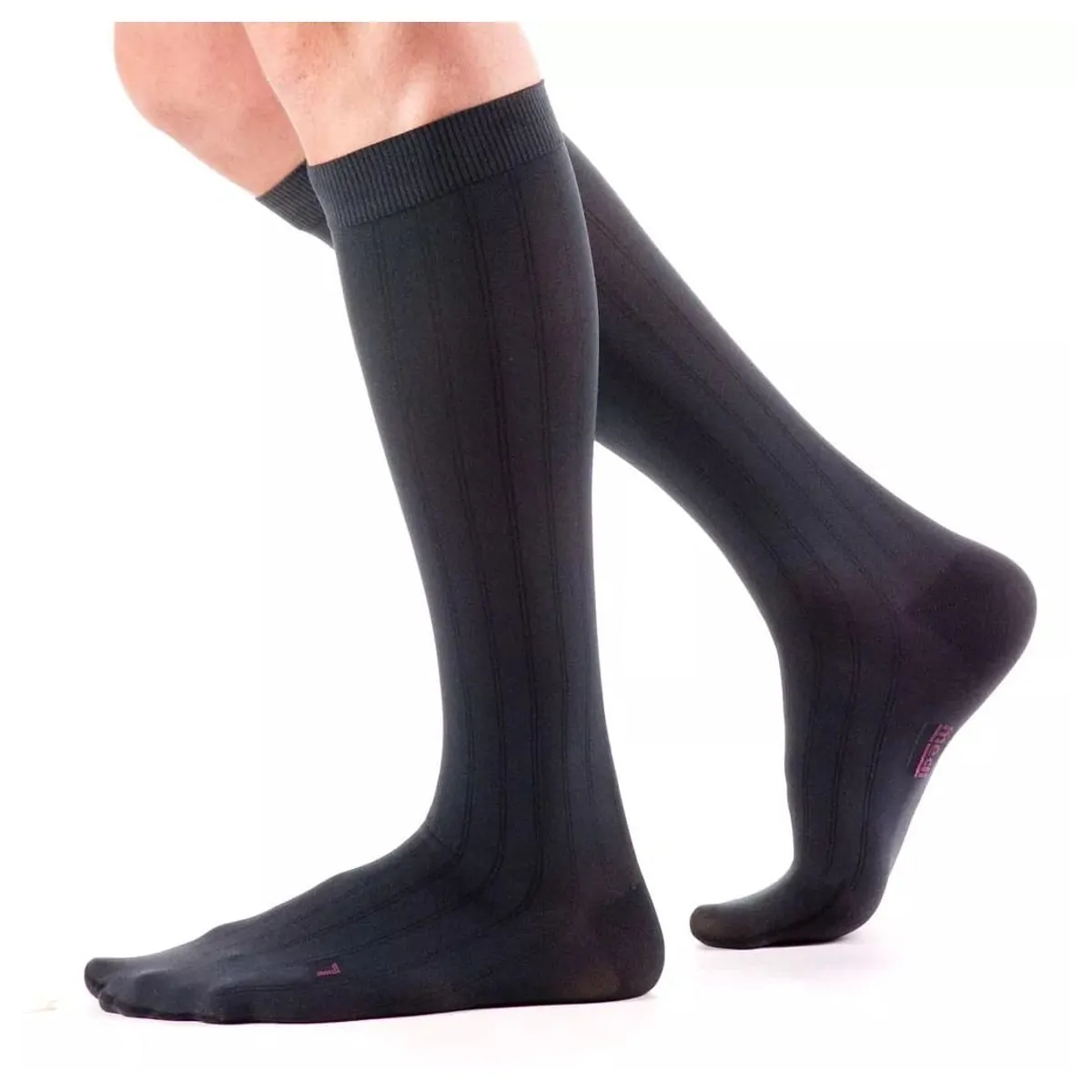 Meia Medi 20-30 MMHG Medivem For Men Com Ponteira - Cor: Preta                    Tam: 4