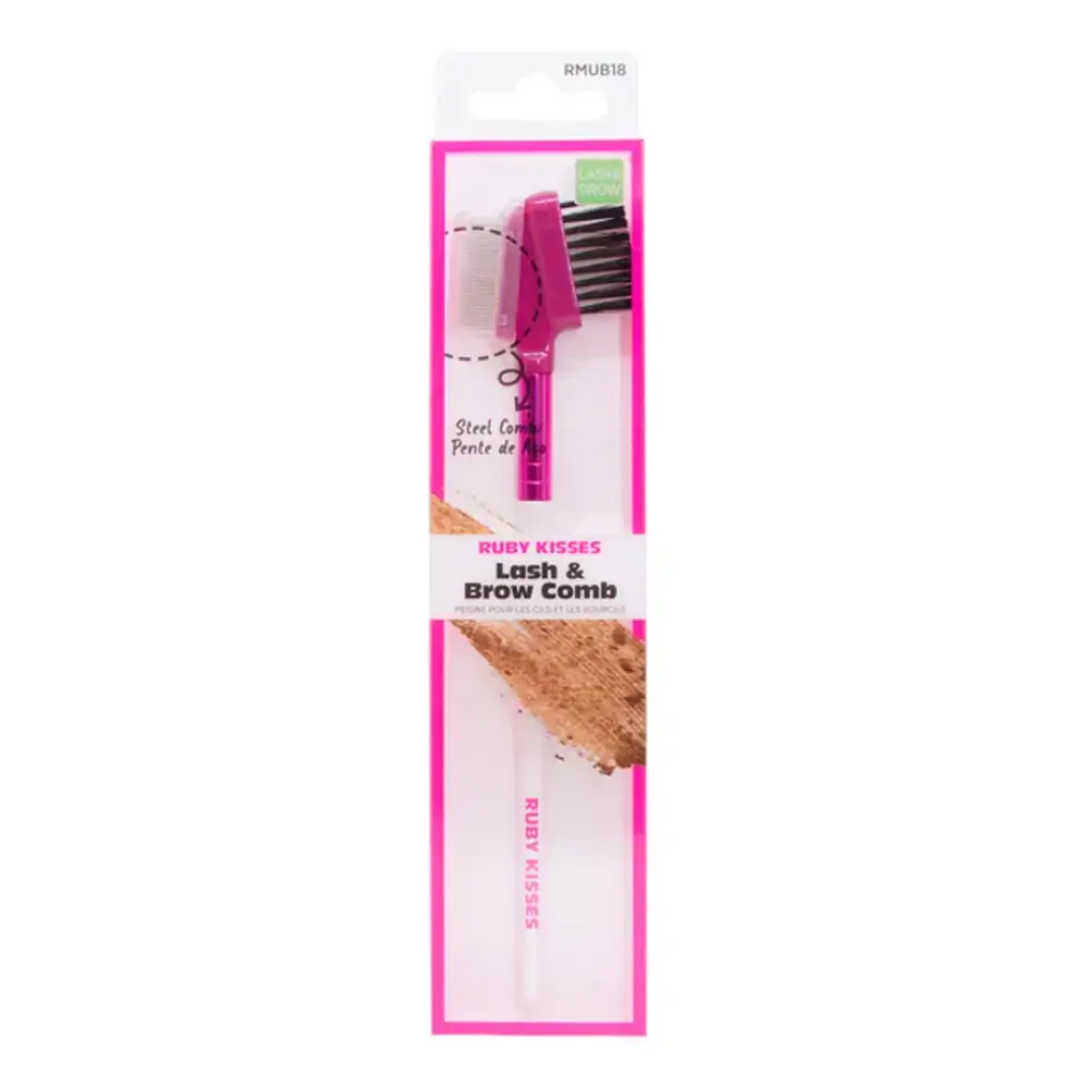 Pincel para Cílios e Sobrancelhas Kiss Ruby 1 Unidade