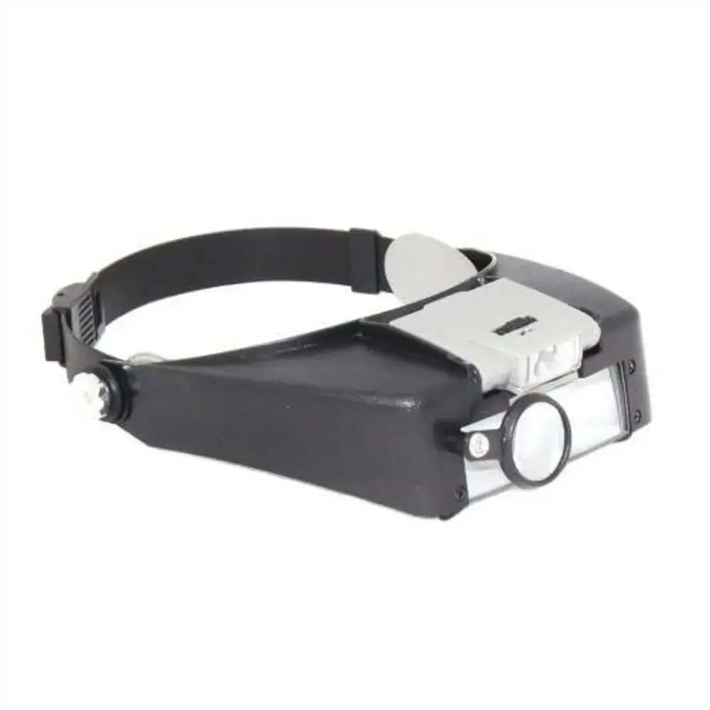Lupa Viseira Com 2 Leds - Aumento 4 X - Mg81007-A