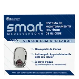 Sensor de Monitoramento Contínuo de Glicose Medlevensohn 1 Unidade