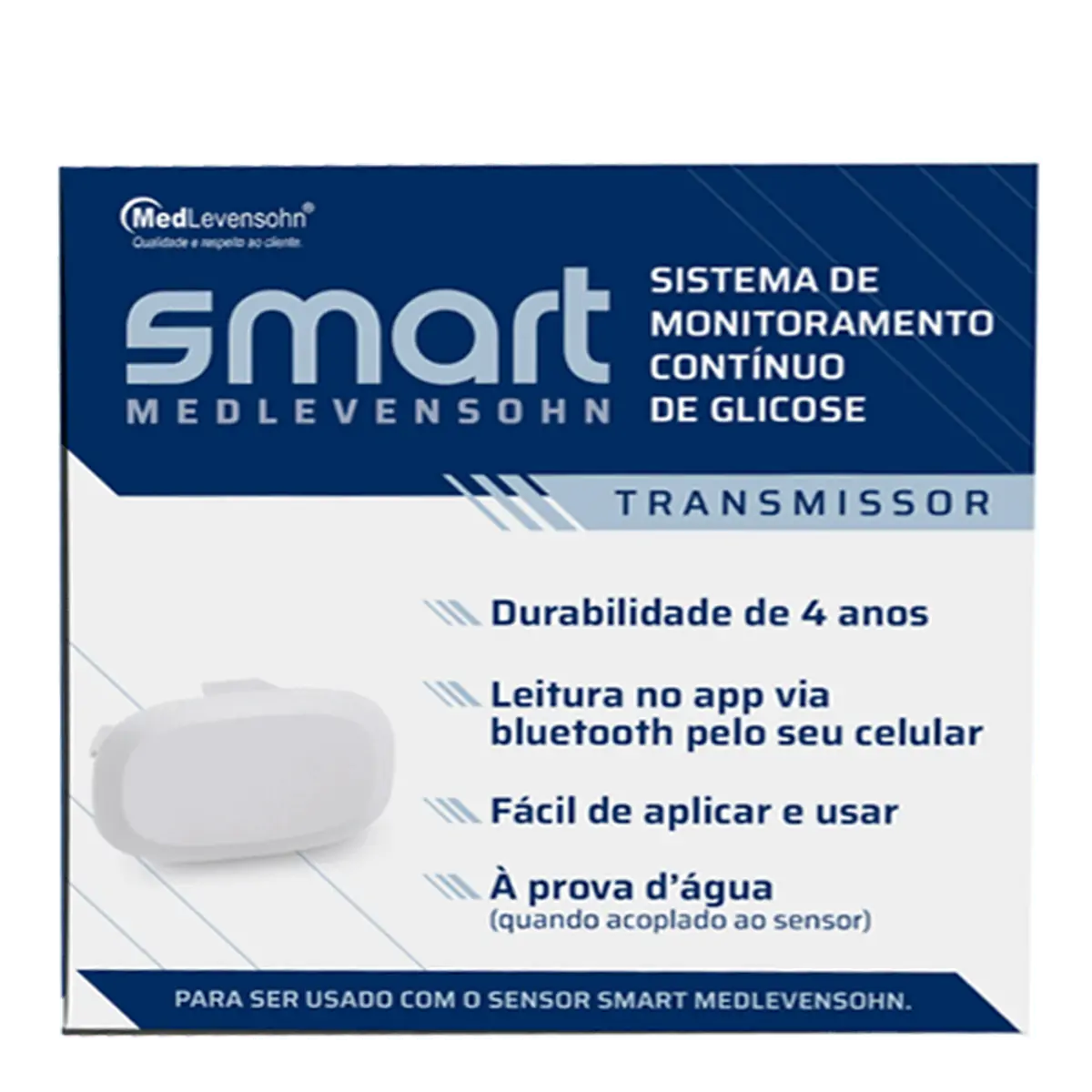 Transmissor de Monitoramento Contínuo de Glicose Medlevensohn 1 Unidade