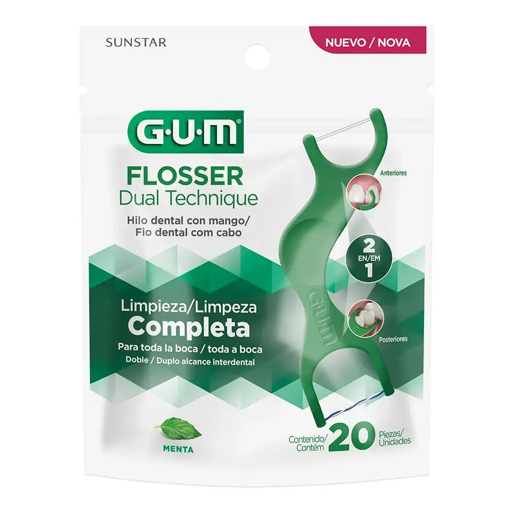 Fio Dental Flosser Dual Techinique 20 Unidades
