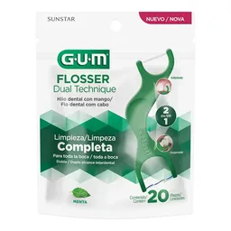 Fio Dental Flosser Dual Techinique 20 Unidades