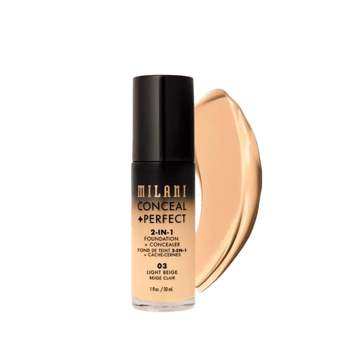 Milani 2 em 1 Light Beige 03 - Base Liquida