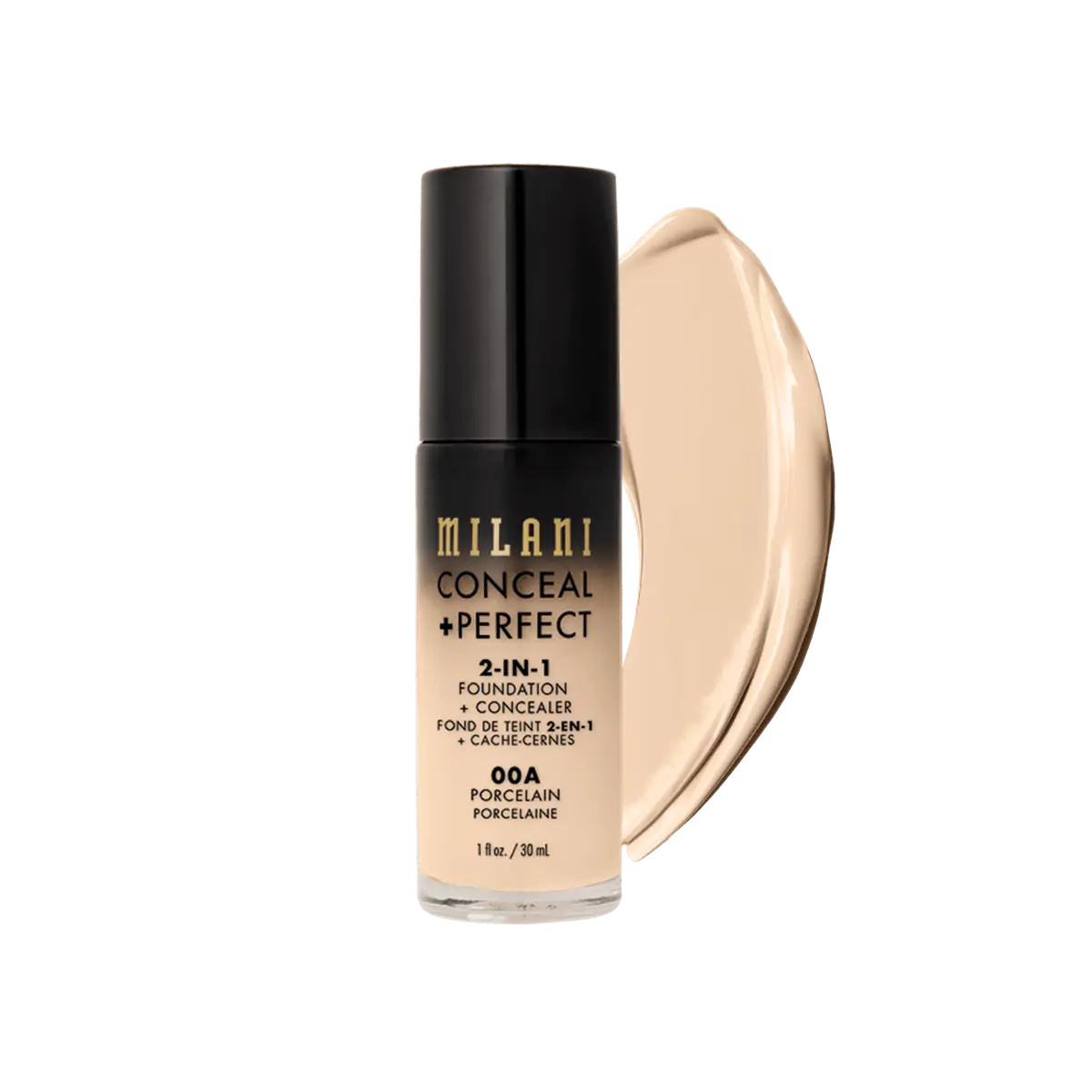 Milani Conceal + Perfect 2 em 1 - Base Líquida 30ml - Porcelain-00A30 ml