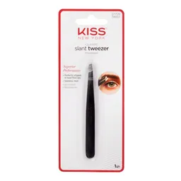 Pinça Ponta Fina Kiss New York Premium Prata 1 Unidade