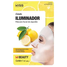 Máscara Facial Iluminadora Kiss New York Limao 20ml