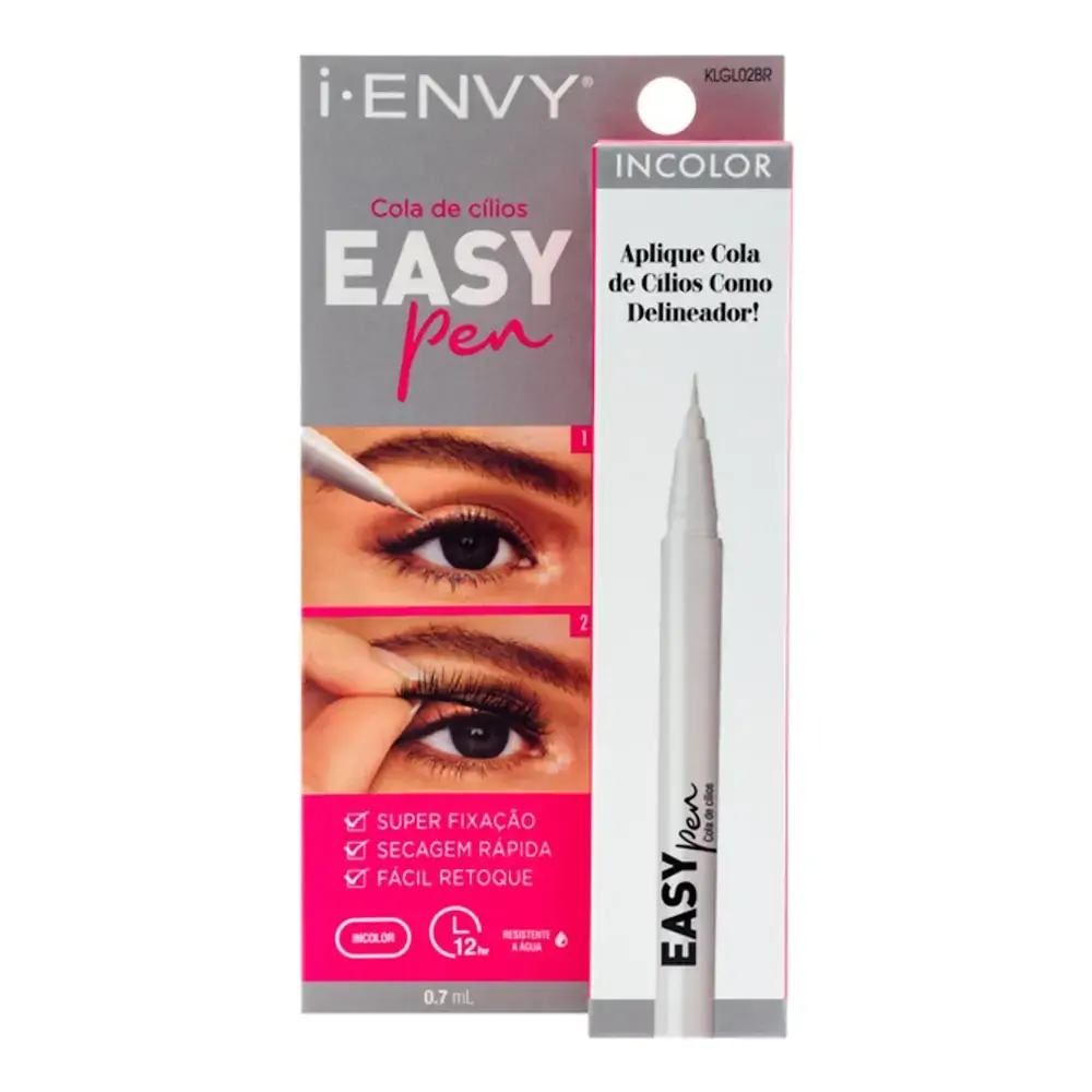Cola para Cilios Postiços Kiss NY Easy Pen Caneta Resistente
