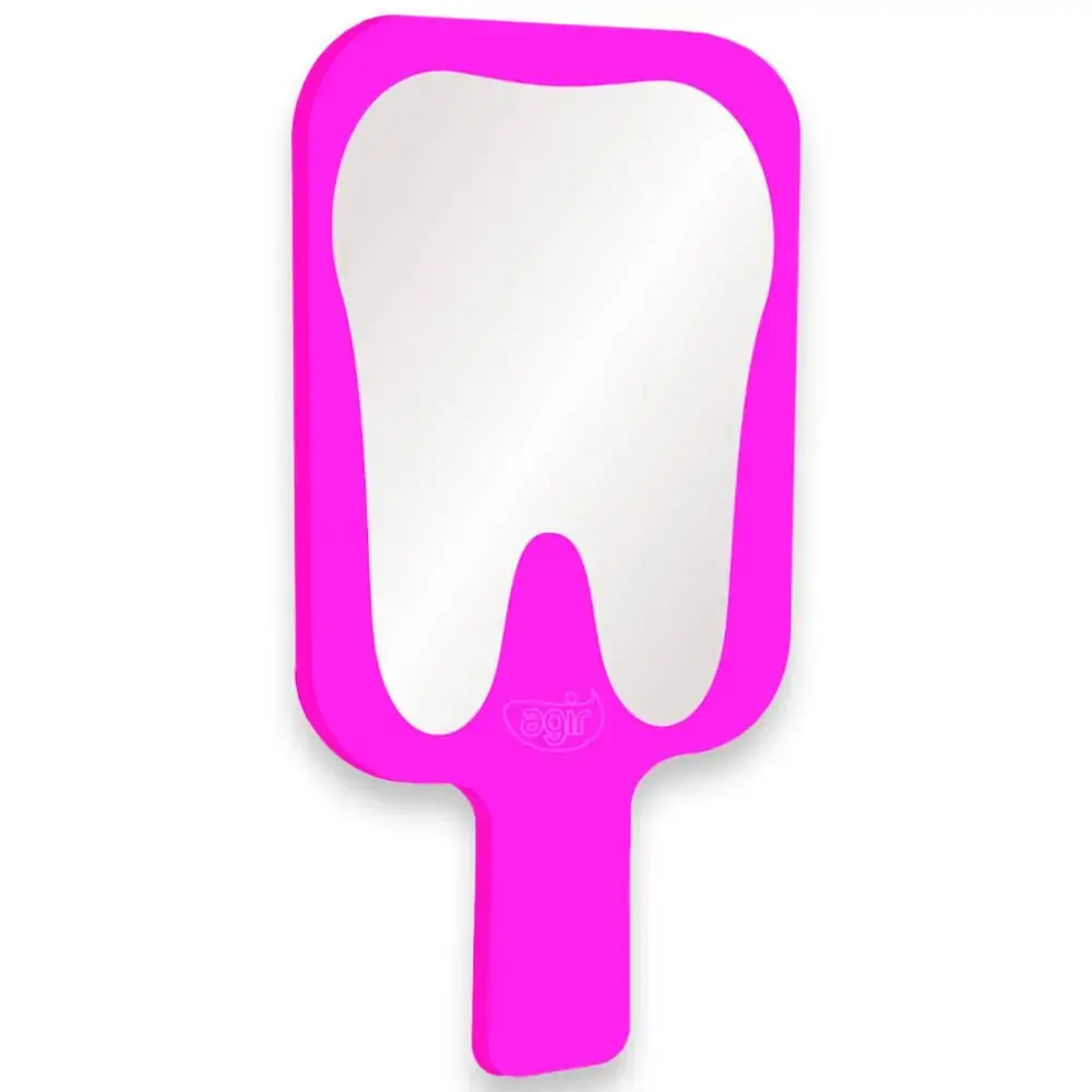 Espelho de Mão Dente Rosa - AGIR