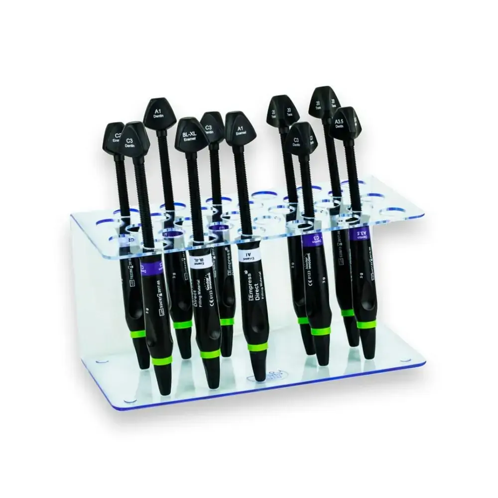 Suporte Simples Para Resinas 30 Cavidades Azul - AGIR