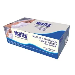Máscara Cirurgica Medtex Descartável 50 Unidades