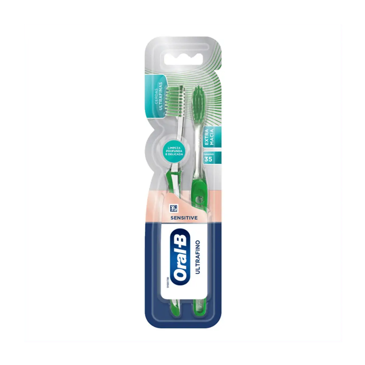 Escova Dental Oral-B Pró Saúde Ultrafino 2 Unidades