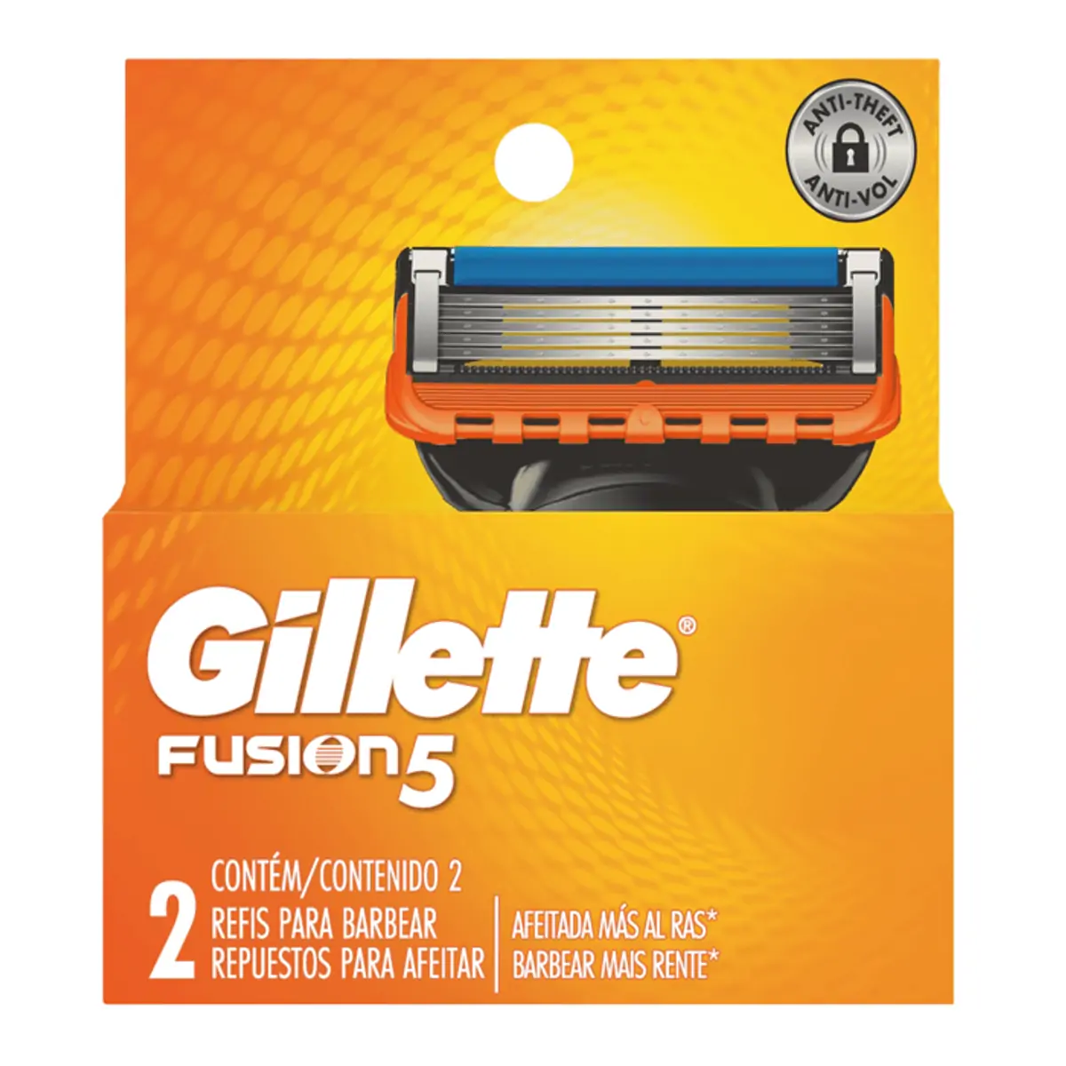 Carga Para Aparelho de Barbear Gillette Fusion 5 - 2 Unidades
