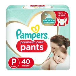 Fralda Pampers Pants Premium Care Roupinha P 40 unidades
