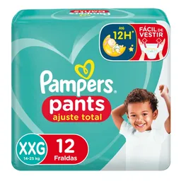 Fralda Pampers Pants Ajuste Total Roupinha XXG 12 unidades