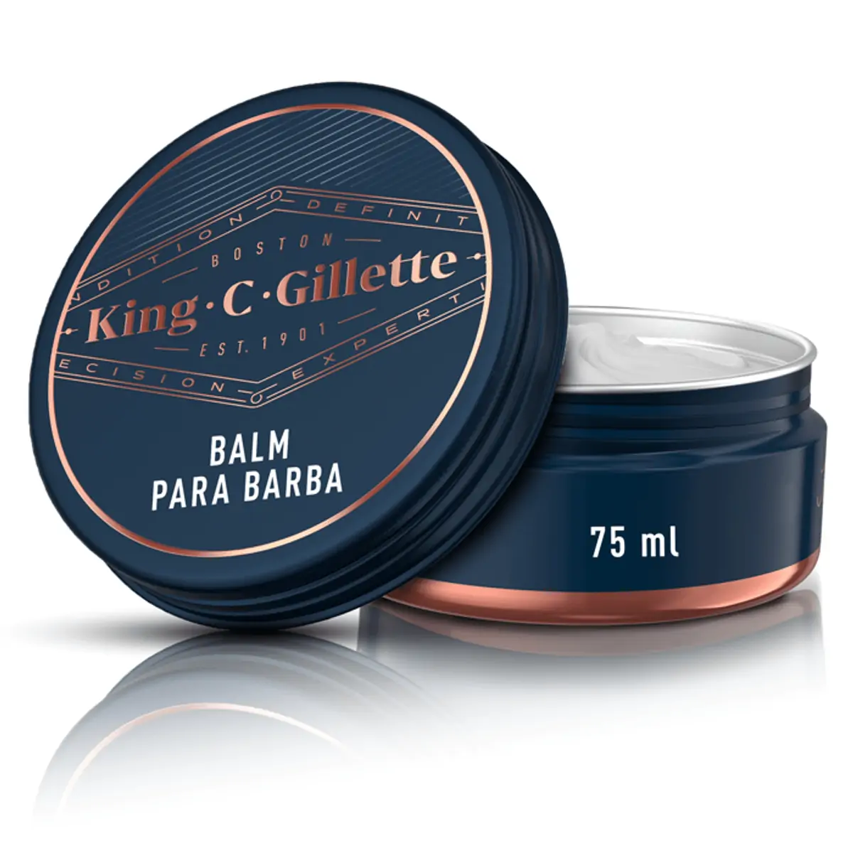 Bálsamo para Barba King C.Gillette Balm Hidratante 74g