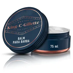 Bálsamo para Barba King C.Gillette Balm Hidratante 74g