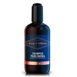 Shampoo Para Barba King C.Gillette Mentol 241ml