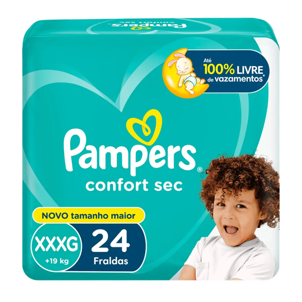 Fralda Pampers Confort Sec XXXG 24 Unidades