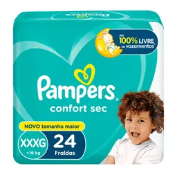 Fralda Pampers Confort Sec XXXG 24 Unidades