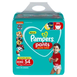 Fralda Pampers Pants Ajuste Total Roupinha XXXG 54 Unidades
