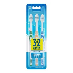 Escova Dental Oral-B Classic 40 Macia 3 Unidades