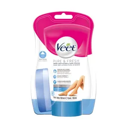 Creme Depilatório Para Banho Veet Pernas E Corpo Pele Delicada 150ml
