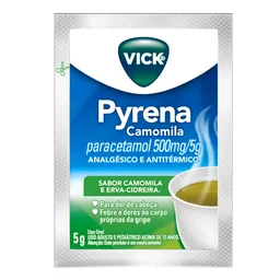 Analgésico e Antitérmico Vick Pyrena 500mg/5g 5g Camomila