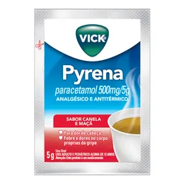 Analgésico e Antitérmico Vick Pyrena 500mg/5g 5g Maçã e Canela
